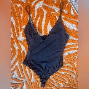 Black Thong Bodysuit